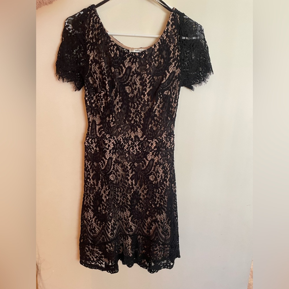 Elegant Black Lace Dress